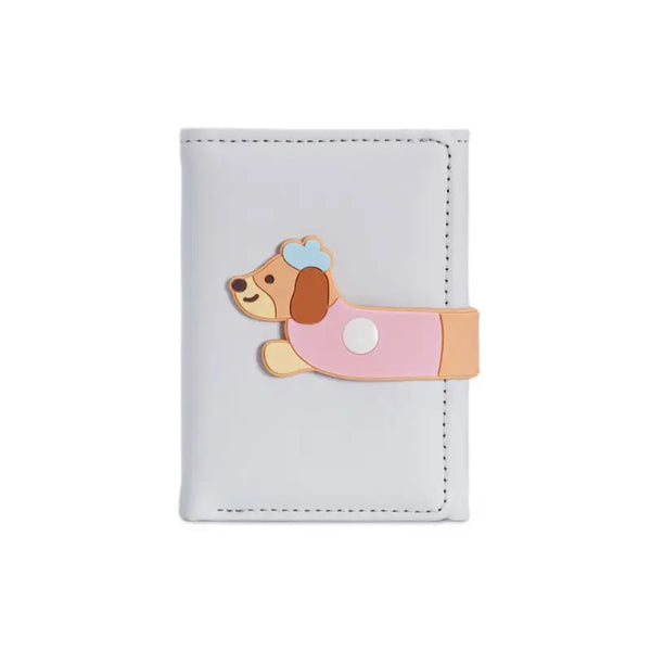 Dachshund Snap Wallet Blue