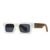 Vantage Square Frames White/Brown