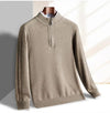 Refined Knit Half-Zip Sweater Khaki / XS