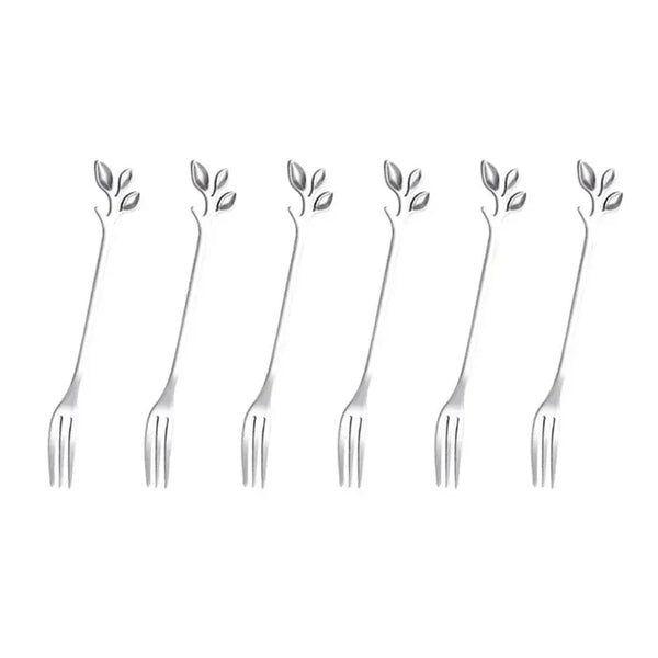 Hearthside Forest Leaves Dessert Forks