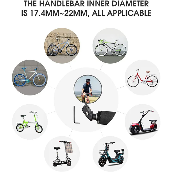 RoamReady Bicycle Rearview Mirror