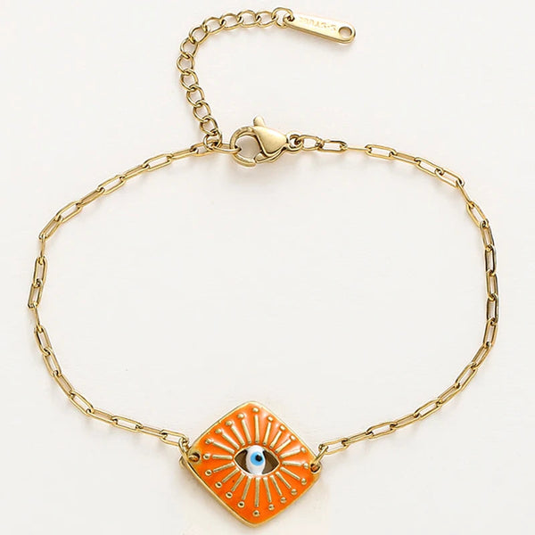 Radiant Eye Bracelet Orange