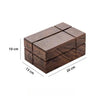 walnut tissue box