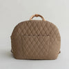 Happy Tails Quilted Carrier Bed Light Brown