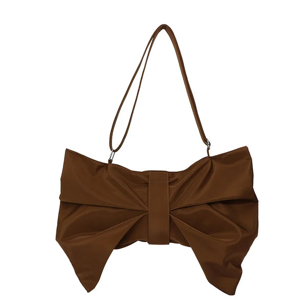 Darling Bow Tote Brown