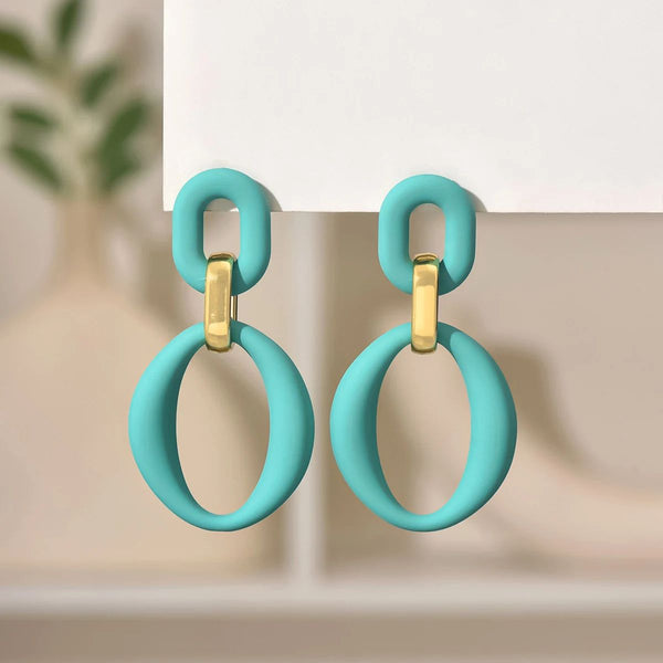 Tressa Earrings Aqua