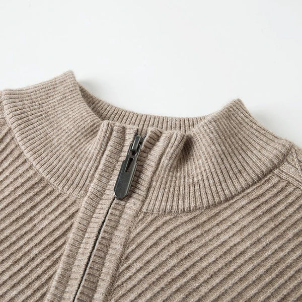 Refined Knit Half-Zip Sweater