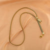 Brassline Zip Necklace