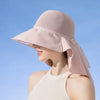 Amalfi Sun Shawl Hat Pink