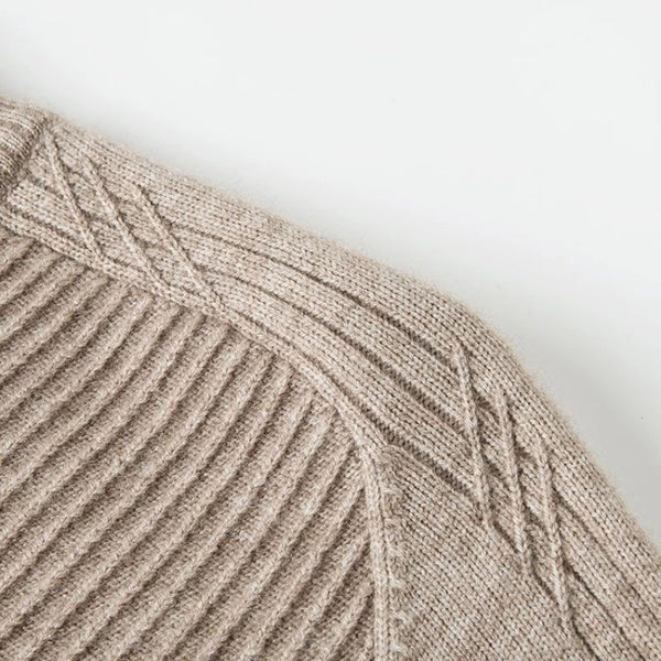 Refined Knit Half-Zip Sweater