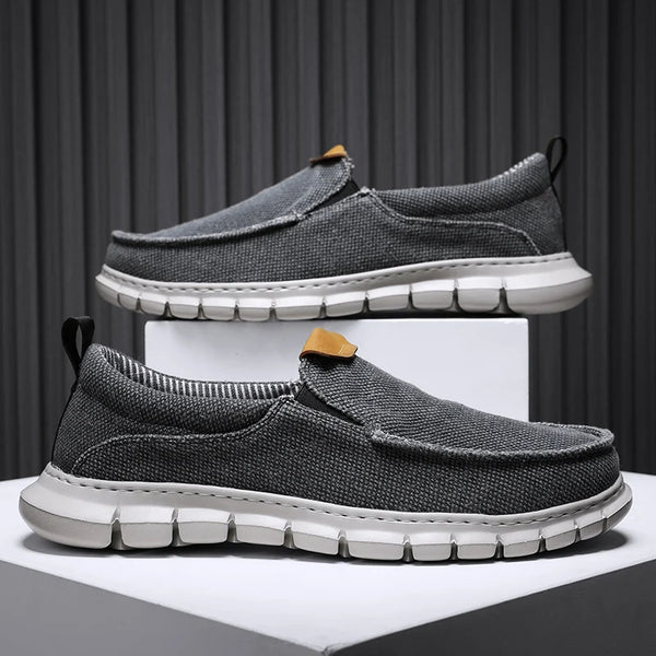 Harbor Canvas Slip-Ons Dark Grey / 6