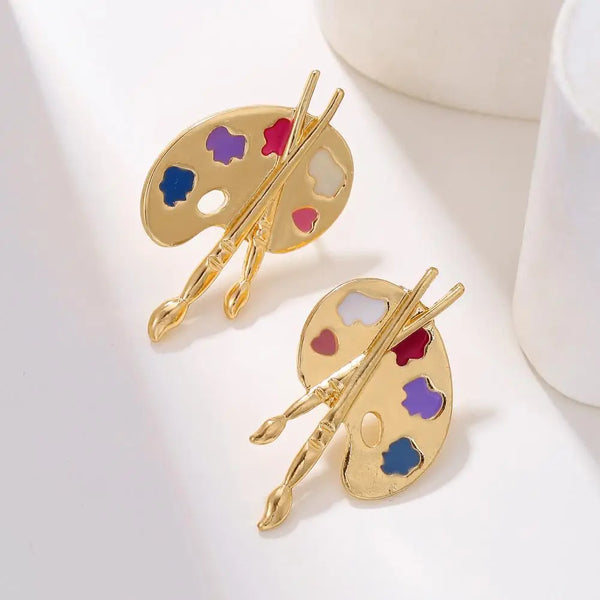 Paint Palette Earrings