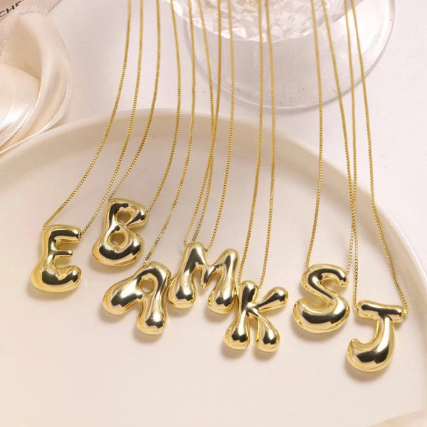 Golden Pop Letter Pendant