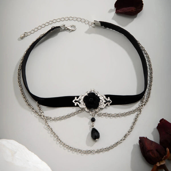 Black Rose Choker