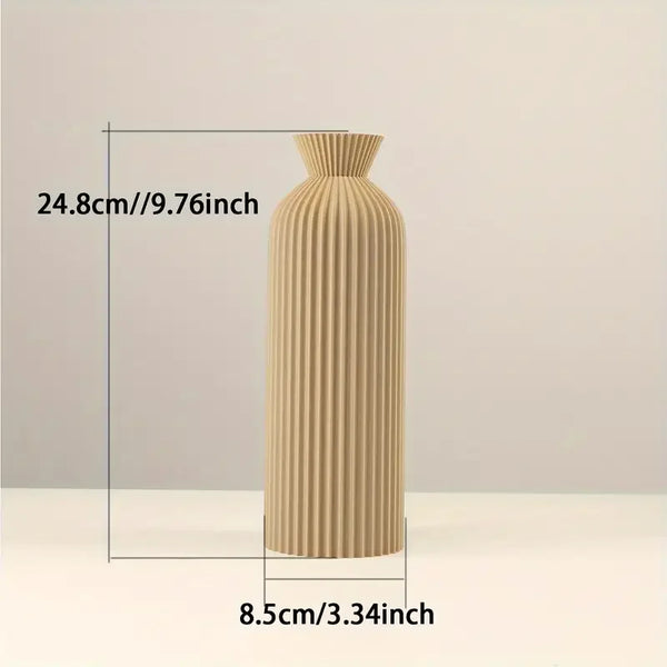 Hearthside Ribbed Vase