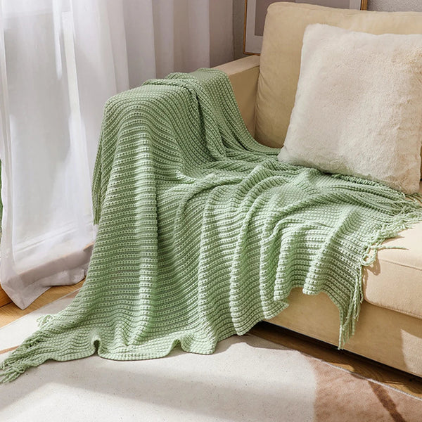 Hearthside Aspen Blanket Light Green / Small