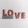 Nordic Ceramic Love Letters Vase Set (4 pcs)