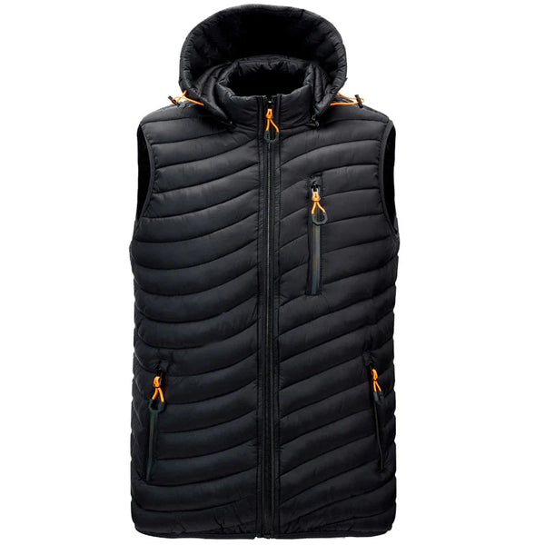Klyne Sleeveless Puffer Vest Black / M