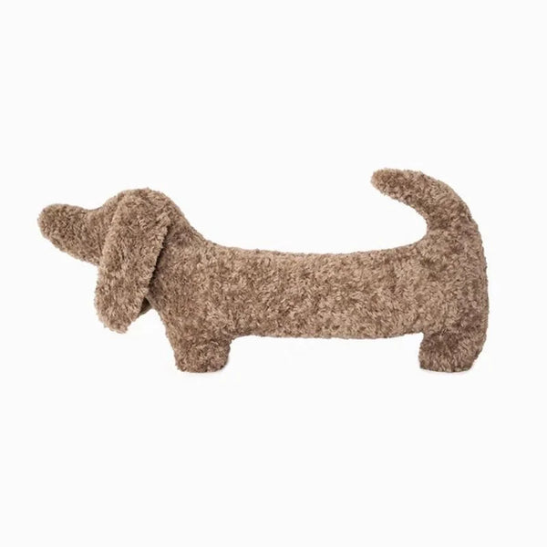 Dachshund Daydream Pillow Camel