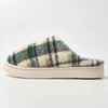 Hearth Plaid Slippers Green / 6