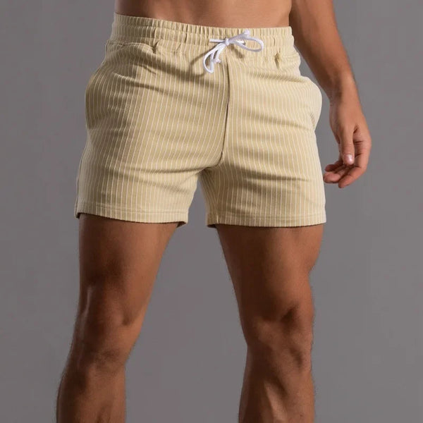 Ridgeway Flex Shorts 4XL / Yellow (205 knitted vertical striped pants)