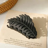 Leafy Hair Clip Black