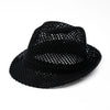 Cavari Panama Hat Black