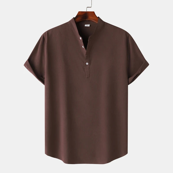 Natural Tone Henley Coffee / S