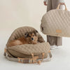 Happy Tails Quilted Carrier Bed