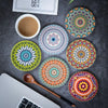 Boho Chic Mandala Coaster Set
