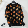 Maple Leaf Sweater Black / M