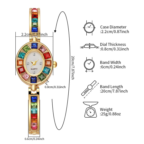 Celeste Gold Rainbow Watch