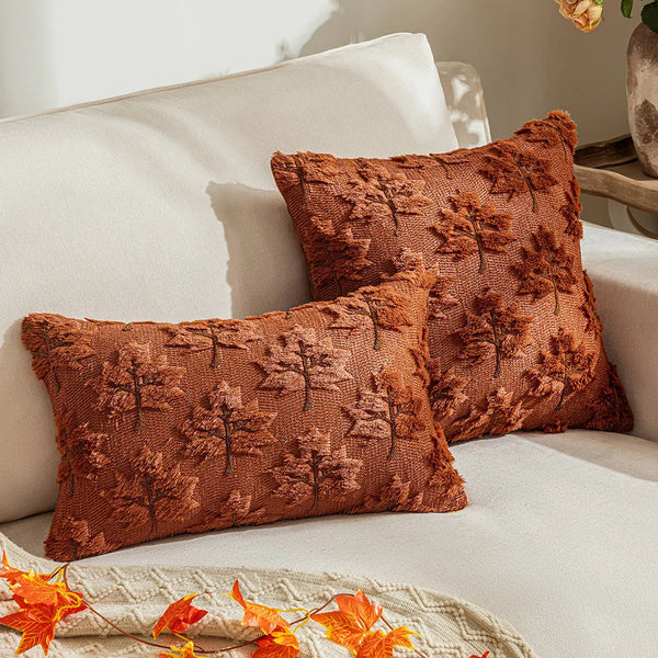 Autumn Maple Leaf Pillowcase Caramel maple leaf / 45x45cm