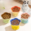 Happy Tails Floral Slow Feed Bowl