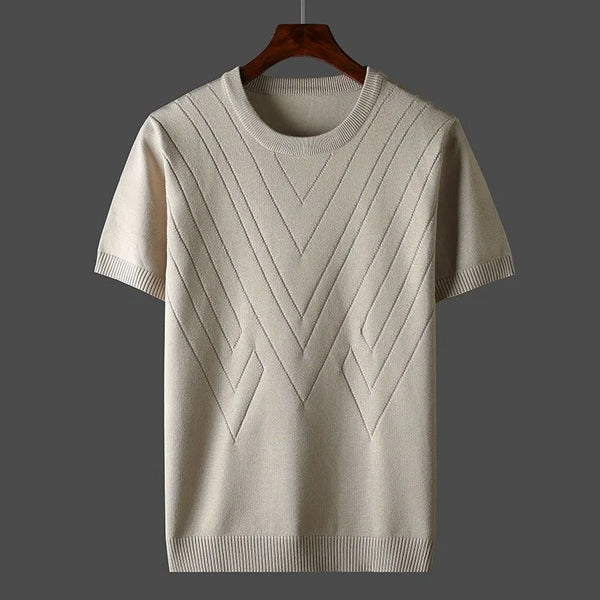 Drevan Knit Tee Beige / XS