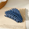 Leafy Hair Clip Navy