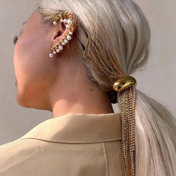 Aurora Gold Hair Cuff Set