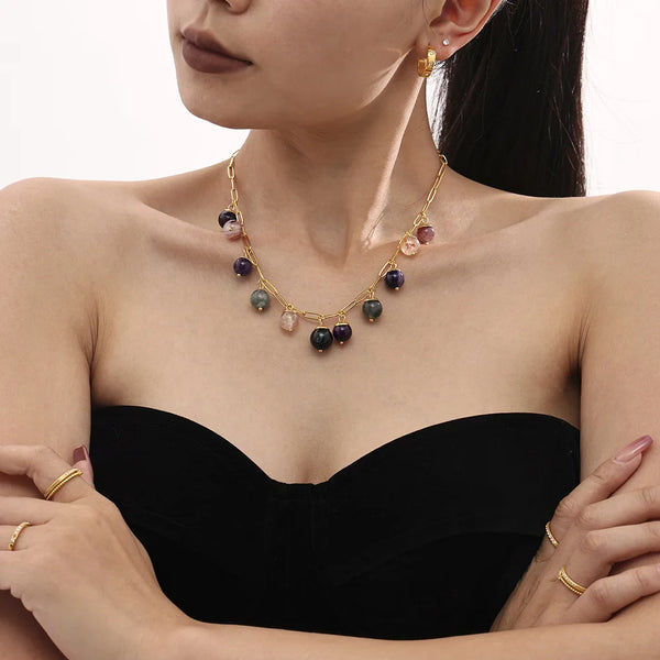 Celeste Gemstone Necklace