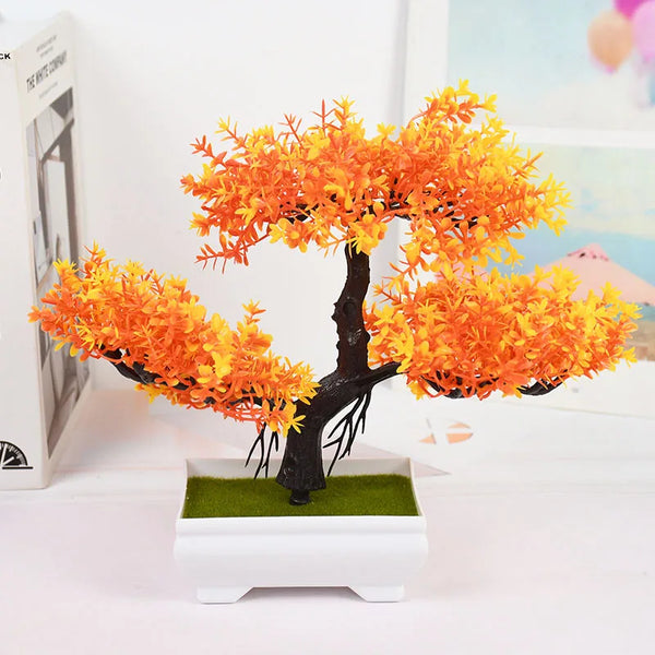 Hearthside Artificial Bonsai Tree Orange
