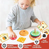Little Chef's Hamburger Stack Toy Set