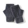 Ovelyn Wool Knit Gloves Dark Gray