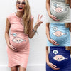 Peek-a-Boo Maternity Dress