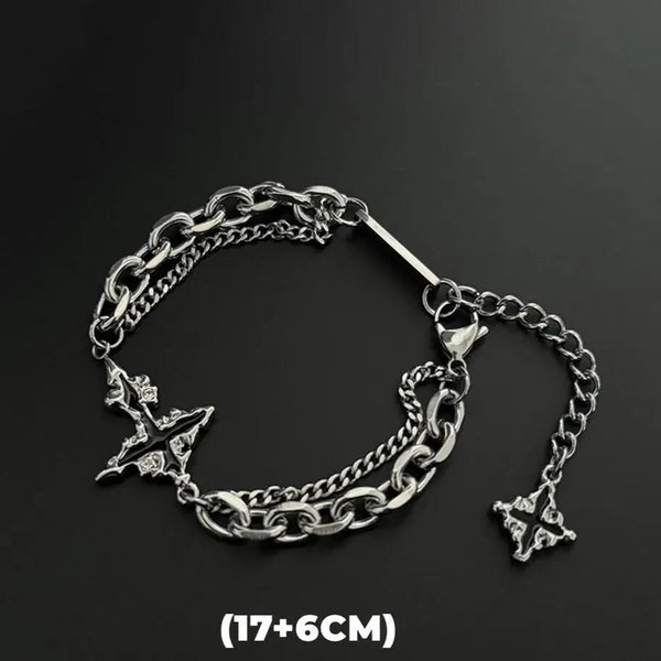 Shadow Fire Cross Bracelet