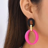 Tressa Earrings Black Pink
