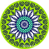 Boho Chic Mandala Coaster Set