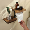 Heritage Wooden Toilet Paper Holder