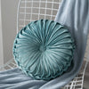 Meloa Velvet Cushion Lake Blue