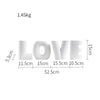 Nordic Ceramic Love Letters Vase Set (4 pcs)