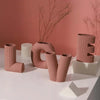 Nordic Ceramic Love Letters Vase Set (4 pcs)