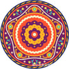 Boho Chic Mandala Coaster Set